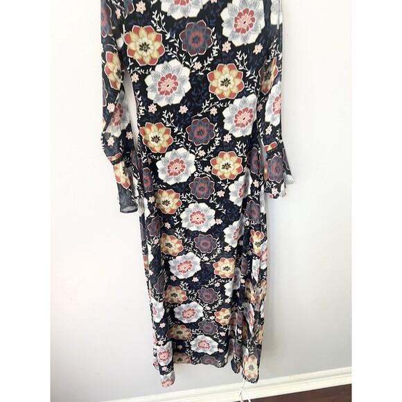 Vtg  Y2K Forever 21 Maxi Dress Size Small Black Whimsey Goth Fairy Grunge Gypsy - Picture 11 of 13